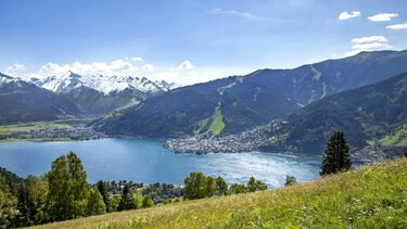 Ausblick über den Zeller See mit Berglandschaft im Hintergrund | © Nikolaus Faistauer Photography
