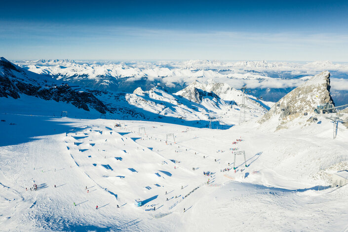Glacier Park - Funpark mit vielen Slopes am Kitzsteinhorn | © Kitzsteinhorn